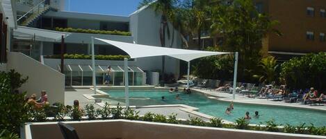 Indoor pool, outdoor pool