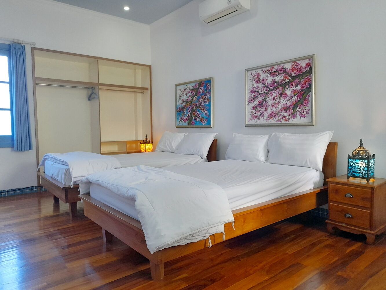 파노라믹 트윈룸 | 책상, 노트북 작업 공간, 무료 WiFi