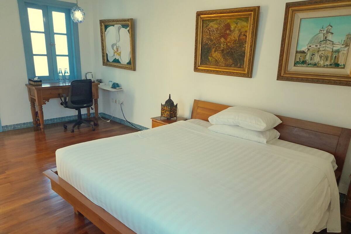 디럭스 더블룸 | 책상, 노트북 작업 공간, 무료 WiFi