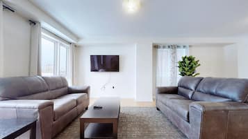 Maison, 3 chambres, balcon | Coin séjour