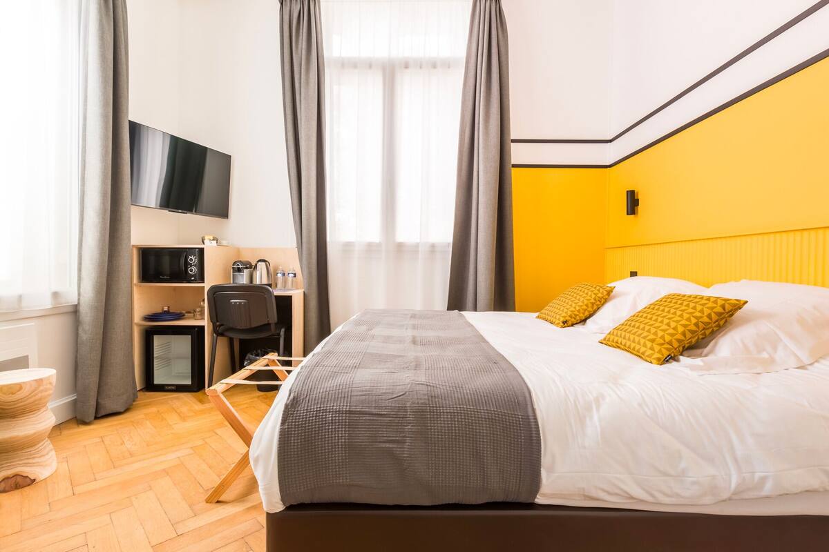 Kamar Double Premium, ensuite | Seprai premium, tempat tidur bayi gratis, Wi-Fi gratis, dan seprai linen