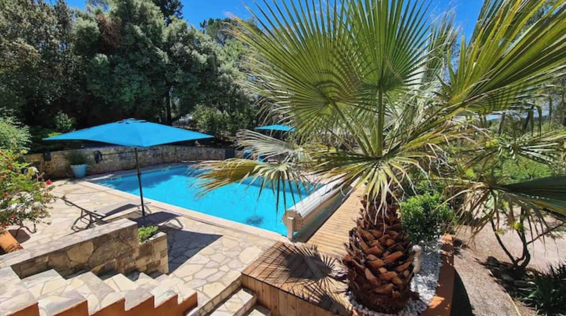 Piscine extérieure, piscine chauffée