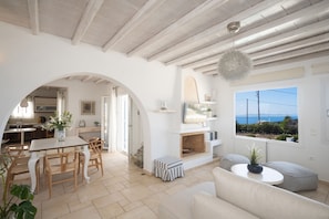Luxury Villa | Living area - Paradisia Villas (Mykonos)