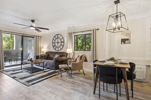 TV, fireplace - Baskins Creek II by Beyond Expectations: Downtown Condo w/ Balcony & Fireplace (Gatlinburg)