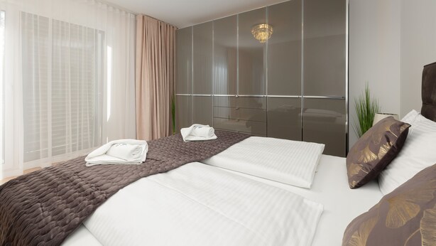 Apartment, 1 Bedroom, Balcony, Sea Facing | 1 bedroom, bed sheets - Matejki Apartment Swinoujscie by Renters (Swinoujscie)