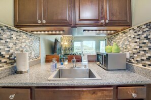 Condo, 1 Bedroom | Private kitchen | Fridge, oven, coffee/tea maker, toaster - Kauai Plantation Hale Suites by Coldwell Banker Island Vacations (Kapaa)