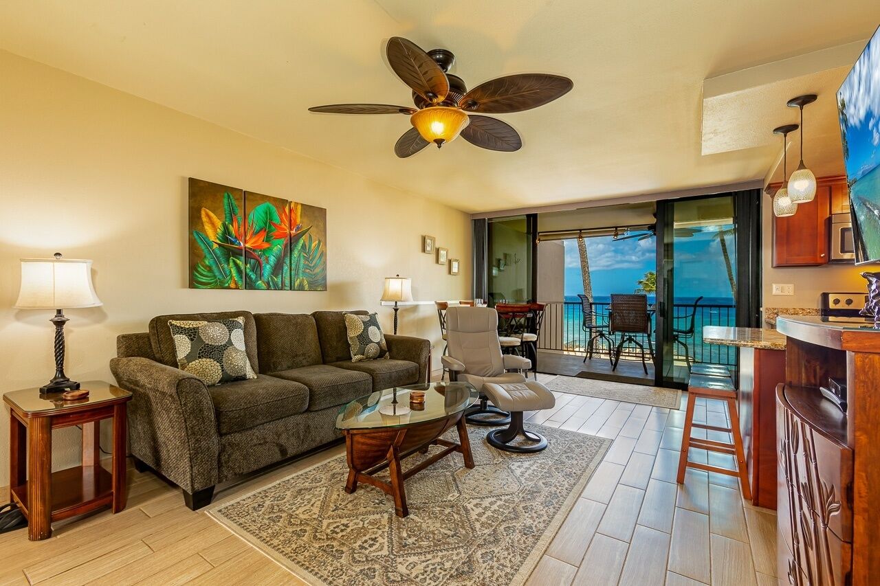 公寓客房, 1 間臥室 | 起居區 | 智慧型電視