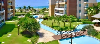 GranSol, Terreo, Pé na areia, 03 qtos, 08 hóspedes, a 600m do B PARK