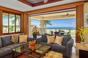 Condo, 3 Bedrooms | Living area | Smart TV - Big Island Waiulaula at Mauna Kea by Coldwell Banker Island Vacations (Kamuela)