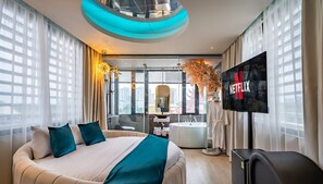 Habitación panorámica doble | Ropa de cama de alta calidad y colchones viscoelásticos