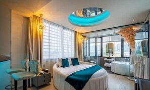 Panoramic Double Room | Premium bedding, memory foam beds, individually decorated - Midas Hotel (Ho Chi Minh City)