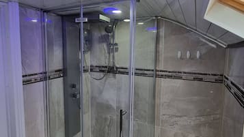 Shower, hair dryer