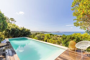 Pool - VILLA CAMELIA- 5 bedrooms, sea view, swimming pool (ALBITRECCIA)