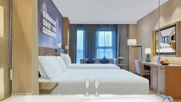 Down duvets, free minibar, free WiFi, bed sheets
