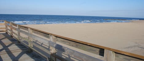 On the beach
