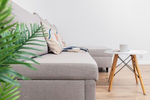 Apartment, 1 Bedroom, Balcony | 1 bedroom, bed sheets - Apartment Park de Gaulle'a by Renters (Gdansk)