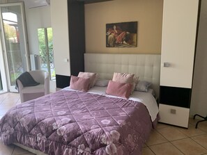 1 bedroom, iron/ironing board, bed sheets