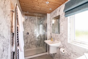 Bathtub, hair dryer
