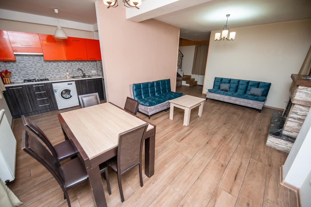 Economy Villa | Living area | 20-inch TV with digital channels, DVD player, first-run films