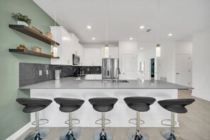 Villa, Multiple Bedrooms | Private kitchen | Microwave, dishwasher - Huge 7 Bedroom Pool Home Champions Gate w/ 5 Kings 7 Villa by RedAwning (Davenport)