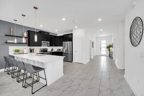 Villa, Multiple Bedrooms | Private kitchen | Microwave, dishwasher - 7 Bed Champions Gate 7 Bedroom Villa by RedAwning (Davenport)