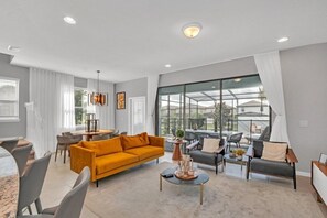 Living area - 5 Bedroom Home 8 Minutes To Disney! 5 Townhouse by RedAwning (Kissimmee)