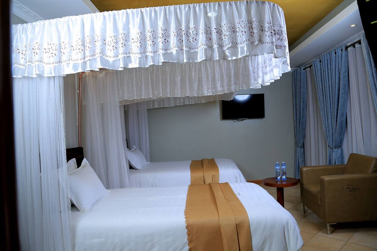Deluxe Twin Room | Laptop workspace, WiFi (free), individually decorated