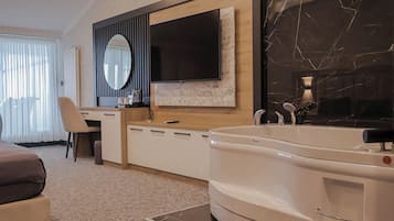Draps en coton égyptien, literie de qualité supérieure, minibar