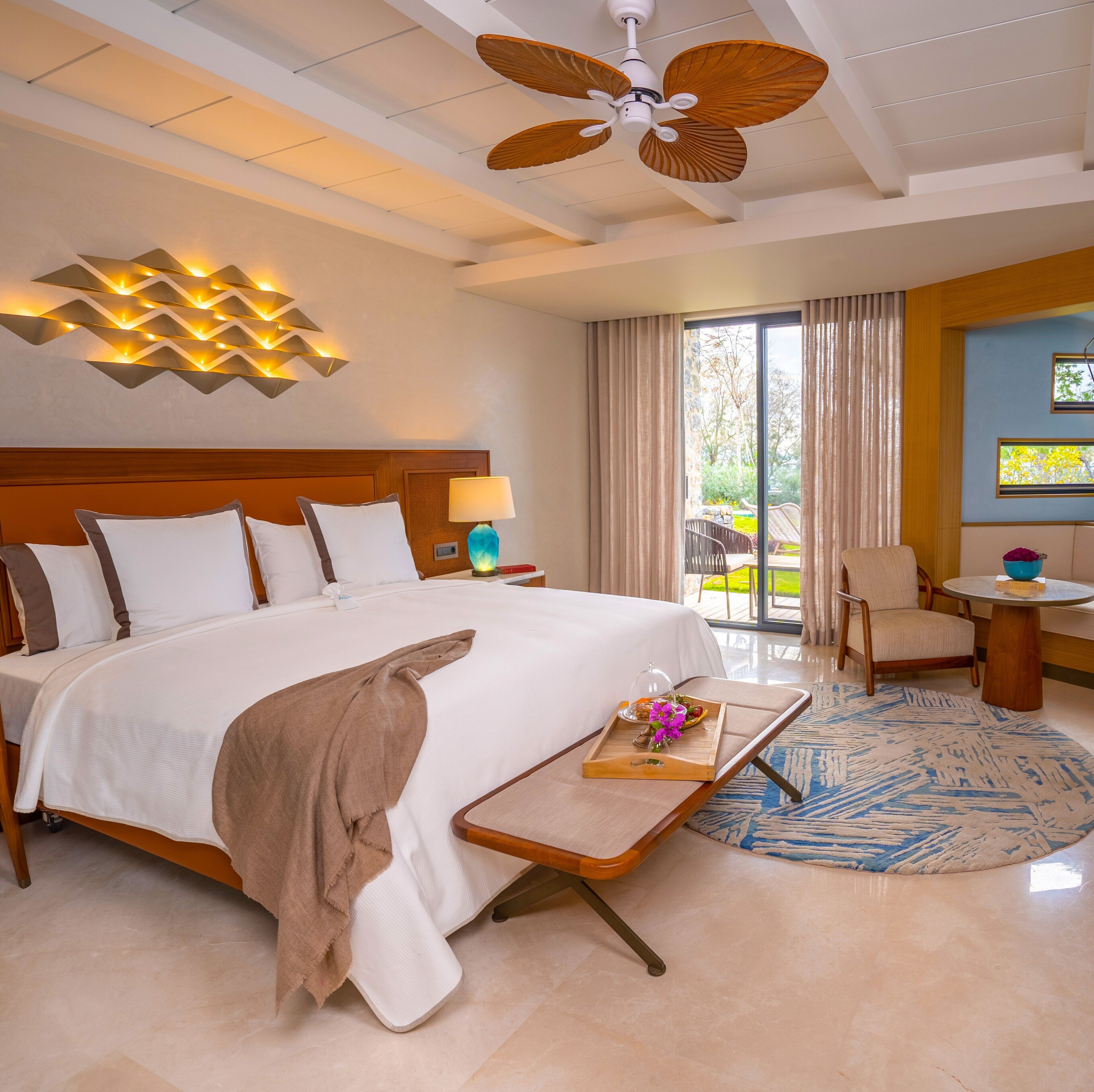 Ropa de cama de alta calidad y artículos del minibar gratis 