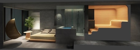 1 habitación, minibar, wifi y ropa de cama
