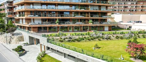 Voorkant van accommodatie