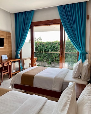 Deluxe Twin Room | In-room safe, desk, iron/ironing board, free WiFi - De Padma Villa Gili Air (Gili Air)