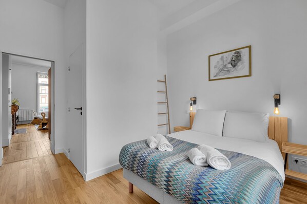 1 Schlafzimmer, Bügeleisen/Bügelbrett, kostenloses WLAN, Bettwäsche