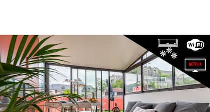 Terrasse Privée & vue Panoramique - Climatisation - Wifi - Netflix