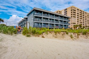 Exterior - Snowbird-friendly condo with balcony, ocean view, beach access & pool (North Myrtle Beach)