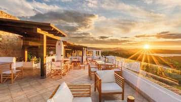 Blick von der Unterkunft