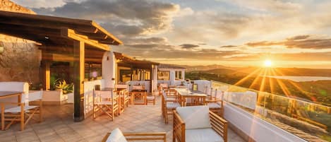 Blick von der Unterkunft