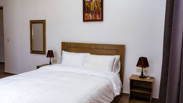 1 bedroom, WiFi, bed sheets, wheelchair access