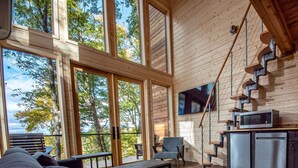 TV, stereo - Tree Loft 2 in the trees on a bluff in the Cumberland mountains (Beersheba springs)