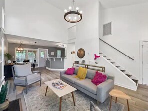 TV connectée, cheminée