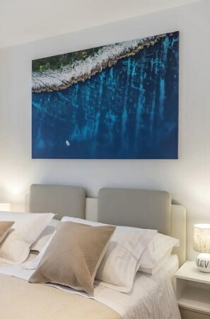 2 bedrooms, travel cot, free WiFi, bed sheets - MAR Sea View Apartment (Supetar)
