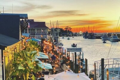 ⭐Live on the Water! Lake Palmetto Palm w/ Patio - 10Min to Downtown & Beaches⭐