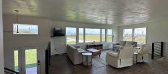 Modern, quiet, and spacious country home just minutes from all amenities