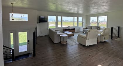 Modern, quiet, and spacious country home just minutes from all amenities
