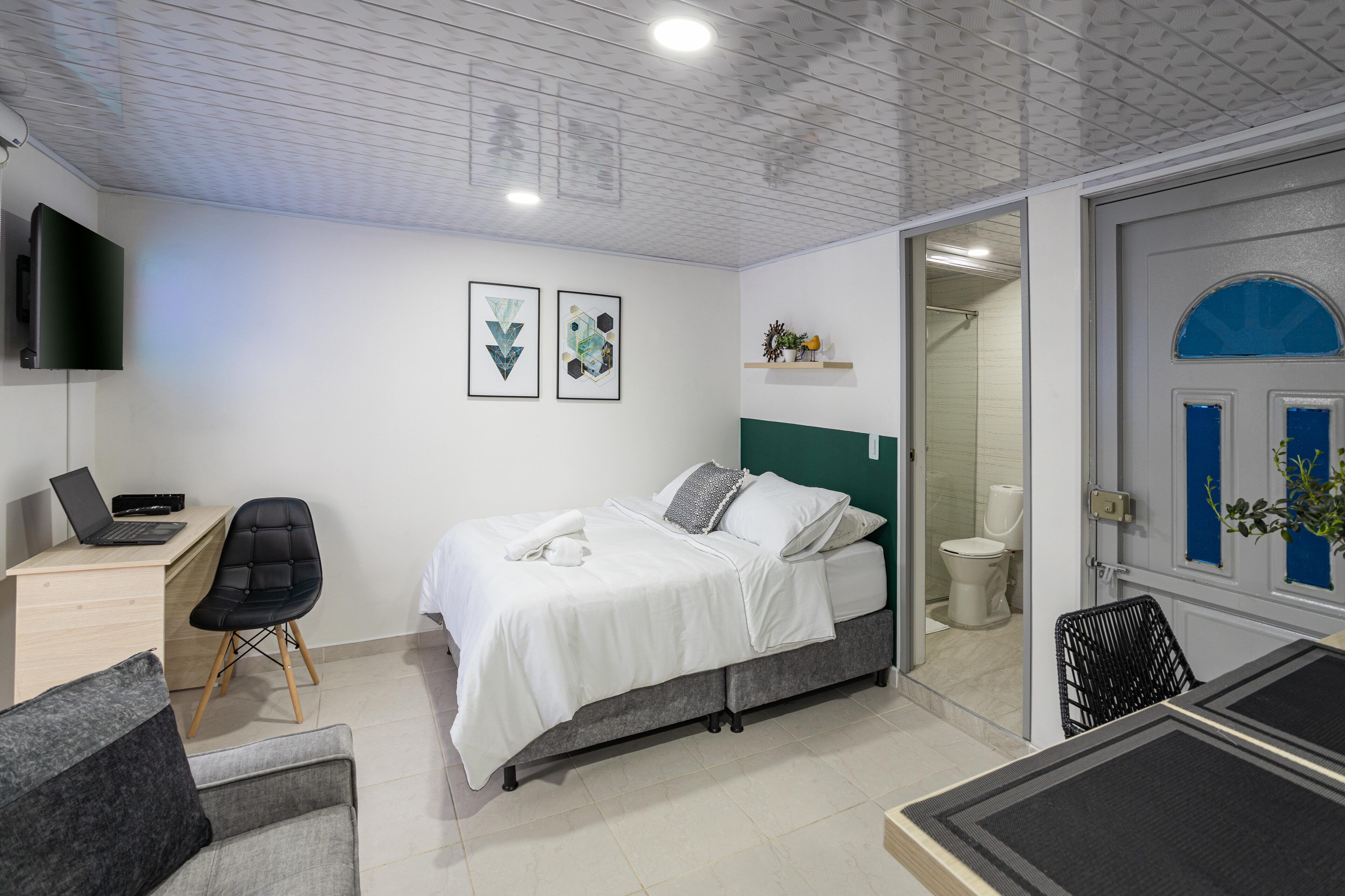 Loft con terraza  privada - 10 mins Aeropuerto  y Embajada