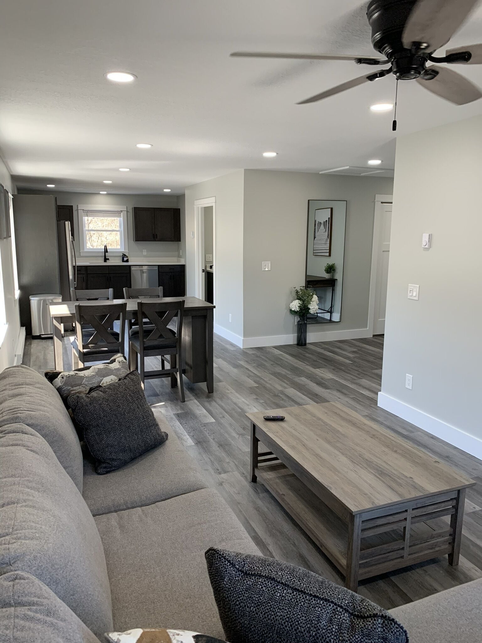 Open concept living 
