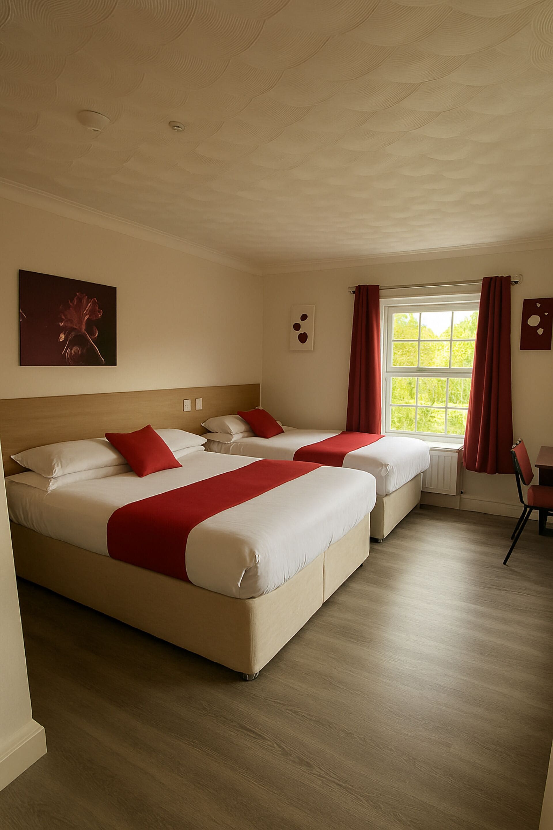 Desk, iron/ironing board, free WiFi