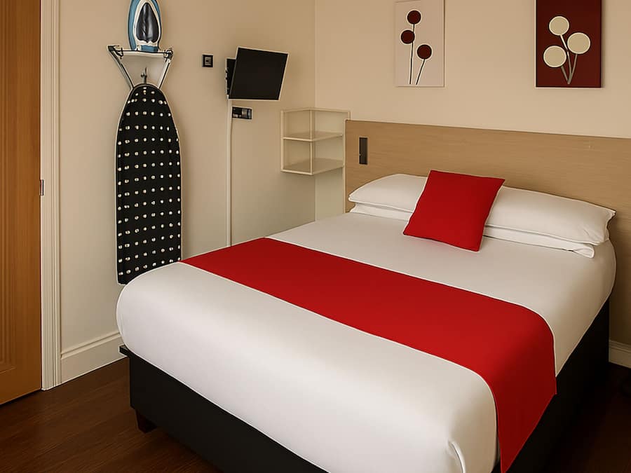 Desk, iron/ironing board, free WiFi, bed sheets