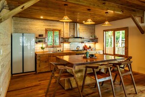 Family Villa, 3 Bedrooms | Private kitchen - Casa Cayuco Eco-Adventure Lodge (Bastimentos)