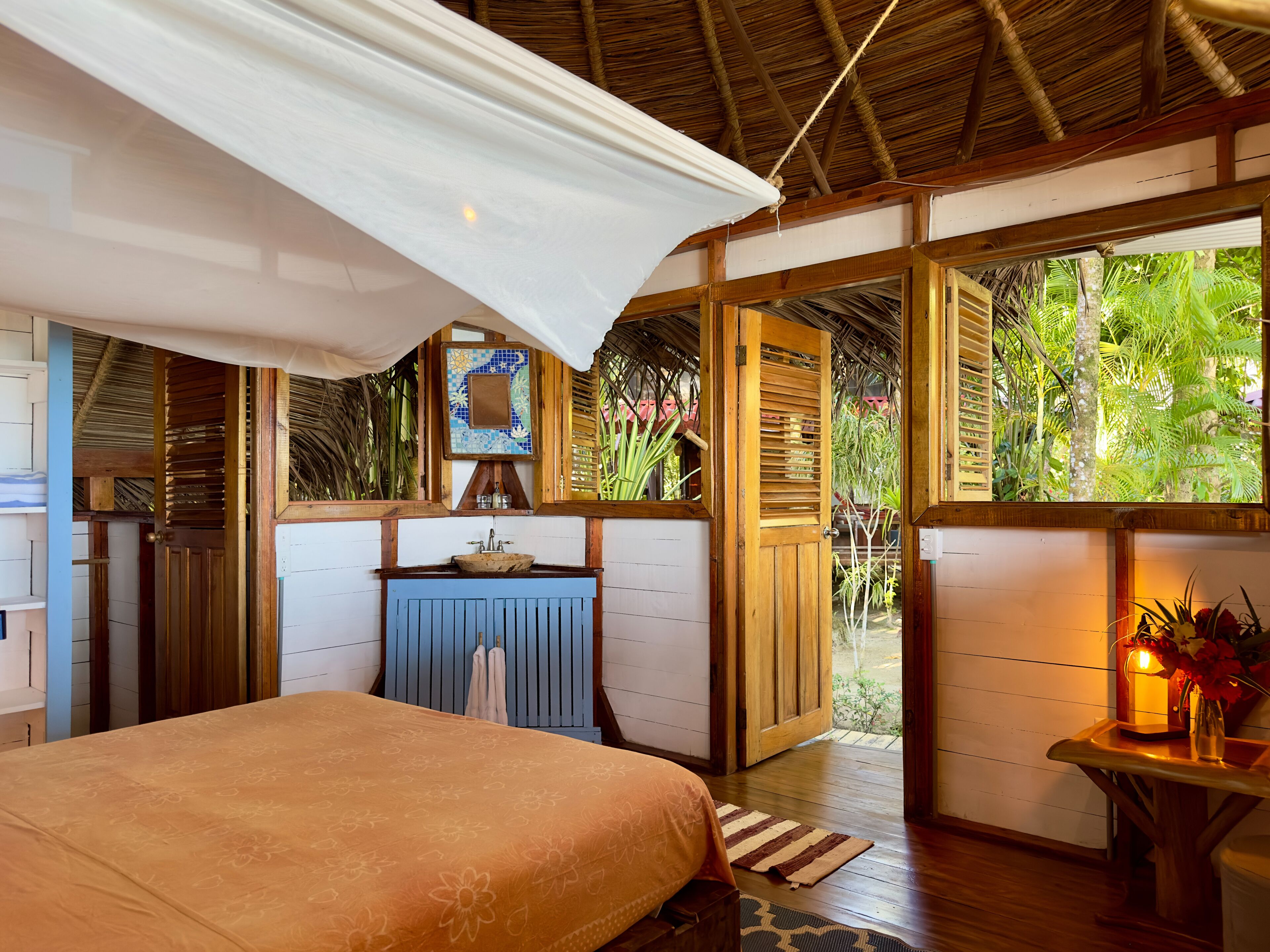 Honeymoon Cabin | Premium bedding, memory foam beds, individually decorated